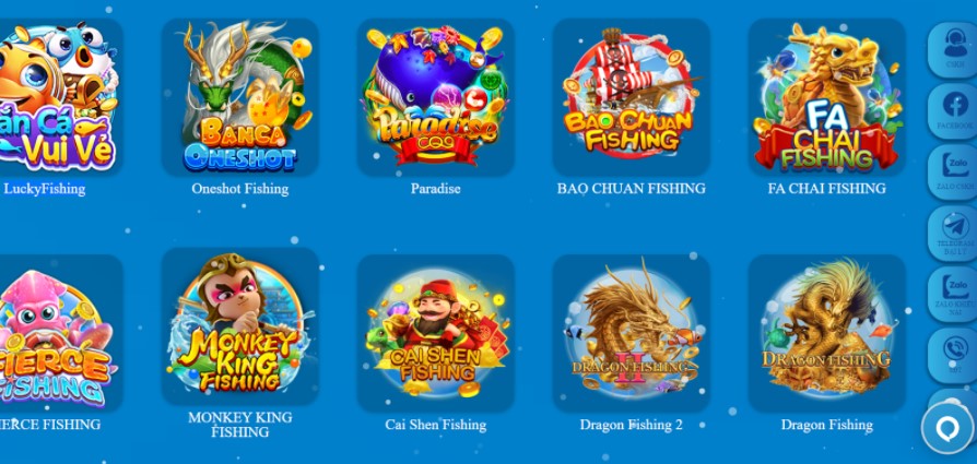 Tổng hợp các sản phẩm game bắn cá tại nhà cái F8bet