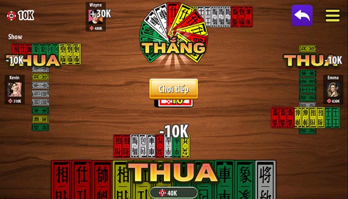 Game đánh bài Tứ Sắc