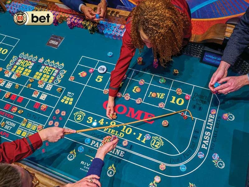 Game craps xí ngầu trong casino